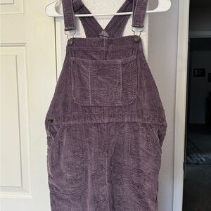 Purple Corduroy Overalls
